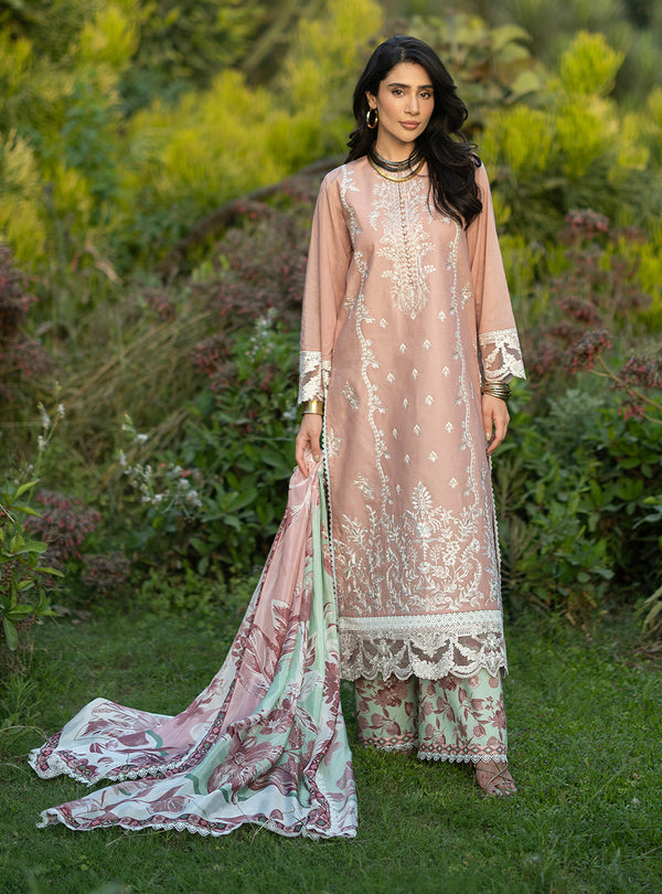 open lace back dress Zainab Chottani Tahra Lawn Collection – Eden 3A – YourLibaas
